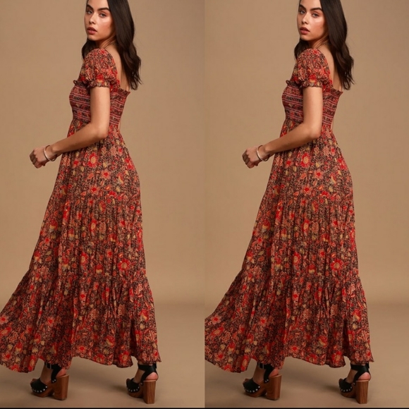 ****1 Med left!!*****Free People Tiered Maxi Dress - Picture 4 of 13